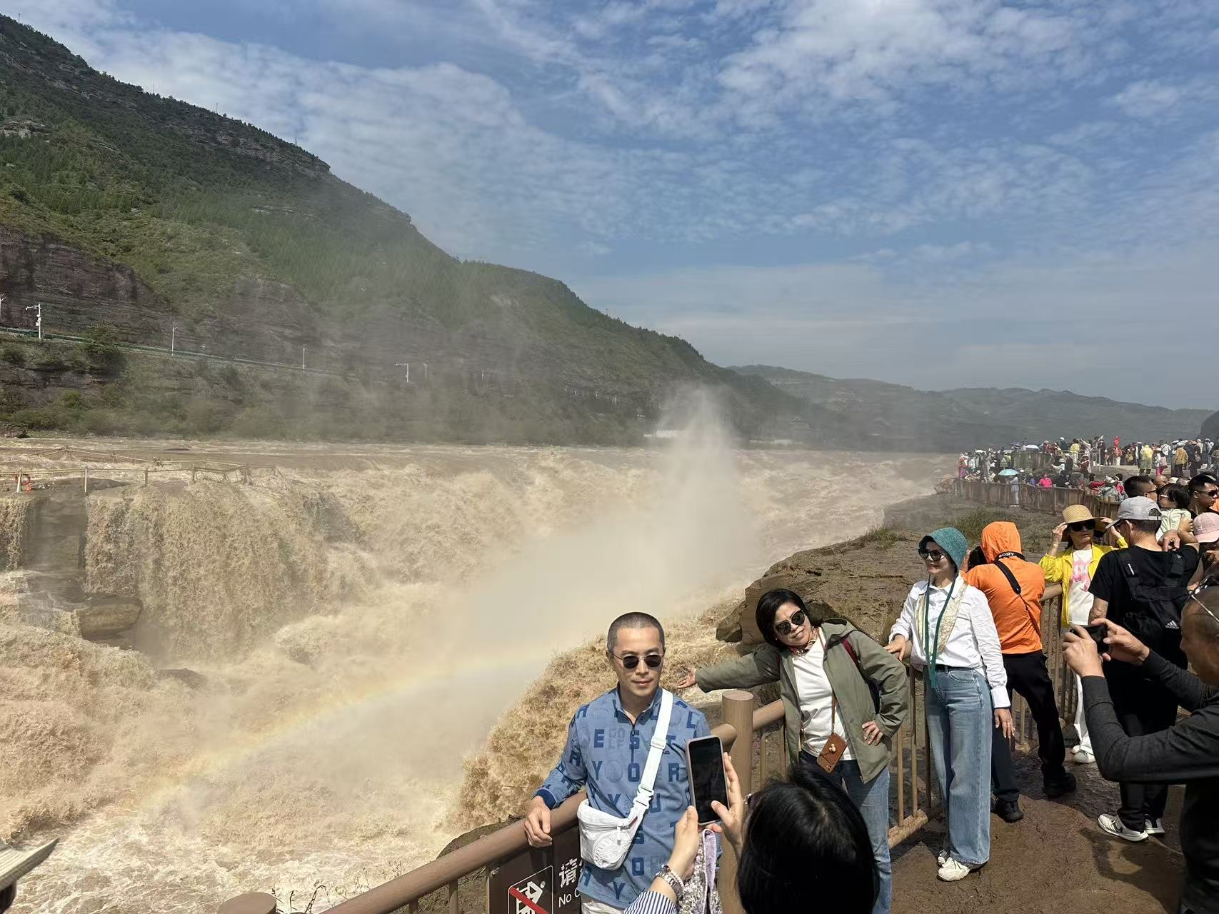 壶口瀑布水势实拍